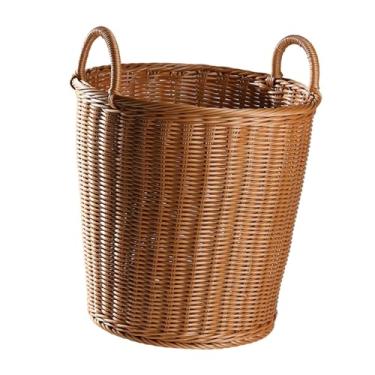 Imagem de Generic Cesto de roupa suja, cesto de armazenamento nórdico, economizador de espaço, portátil para brinquedos de bebê, cobertor, armazenamento para armário,