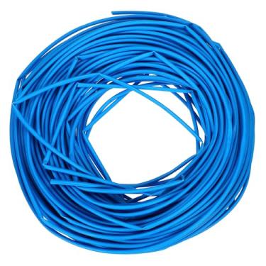 Imagem de DMiotech Tubo termorretrátil tubo de isolamento elétrico 2:1 tubo de fio de cabo envoltório manga azul 0,4 cm diâmetro 50 m de comprimento