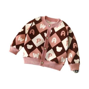 Imagem de Casaco De Malha Infantil Outono Inverno Cardigans Quentes Para Meninos