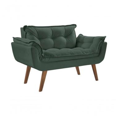 Imagem de Poltrona Namoradeira 2 Lugares Opalla Dsalla Suede