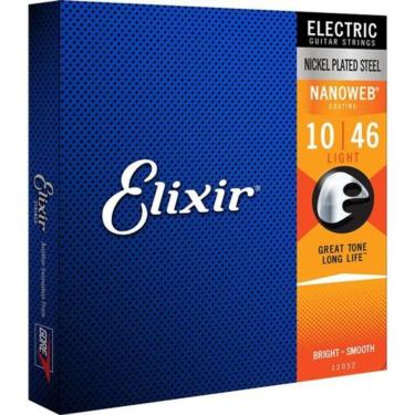 Imagem de Encordoamento Para Guitarra .010 Light Nanoweb 12052 Elixir [f002]