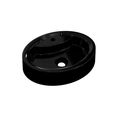 Imagem de Cuba Apoio Oval Onix O43w Colorida Preto