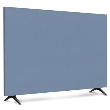 Imagem de Capa de TV resistente ao ar livre, proteção de tela plana para todos os climas, serve para 42-50 polegadas, material de poliéster, disponível em cinza, azul, verde