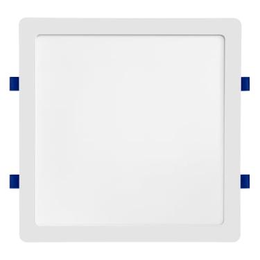 Imagem de Painel LED Play ABS Embutir Quadrado 24W Bivolt 6.500K - Branco