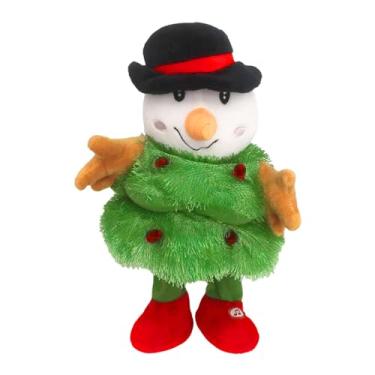 Imagem de de neve dançando com música, Decorações de Natal animadas interati, Decorações de Natal de pelúcia, brinquedos festivos para cantar, brinquedos infantis criativos para jovens, crianças, Hoghaki