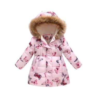 Imagem de Jaqueta de inverno infantil - Casaco infantil com capuz | Casacos de snowboard roupas à prova de vento, jaqueta de neve casaco de inverno, agasalhos quentes Hoghaki