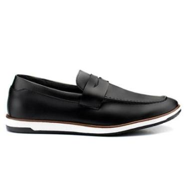 Imagem de Sapato Loafer Masculino Social Sem Cadarço Mocassim Slip On Resistente-Masculino