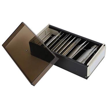 Imagem de Acouto Porta-Cartões de Visita de Grande Capacidade e Estojo para Cartão de Visita - Uso Em Caixa de Armazenamento - Comporta até 600 Cartões de Padrão Com Design Expansível, Tampa Transparente e