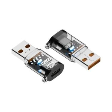 Imagem de Adaptador USB 3.2 Tipo C De 120W OTG Carregamento Rápido Transferência