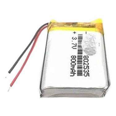 Imagem de Bateria 3.7v 800 Mah 8mm X25mm X35mm 2 Fios 802535 - BGB ENERGY BATTER