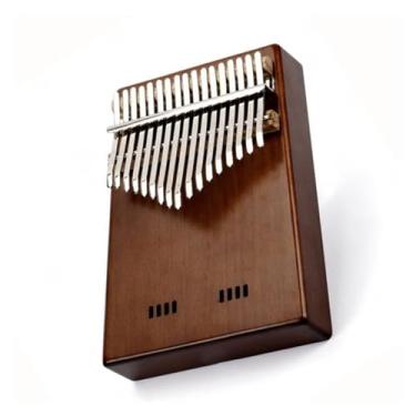 Imagem de Piano de dedo profissional kalimba com 17 teclas para iniciantes kalimba profissional