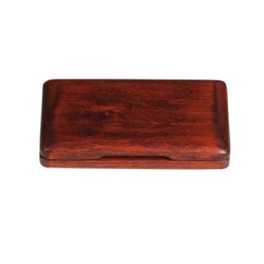 Imagem de Acessórios profissionais de saxofone caixa de palheta de saxofone com duas caixas de palheta acessórios de saxofone de madeira maciça peças sobressalentes para instrumentos de sopro de madeira (cor