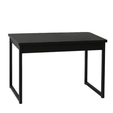 Imagem de Mesa para home office Escrivaninha Industrial Quarto Notebook Escritorio Computador para estudos(Preto/Preto)