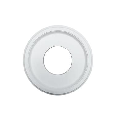 Imagem de Fenteer Medalhão de teto, placa de cobertura para luminária, disco para painel de luz de teto para quarto residencial, Branco