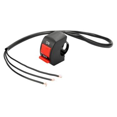 Imagem de KiBcsLic Interruptor de luz de emergência, controlador de aviso leve, substituição direta, fácil instalação, componentes modificados, profissional, preto, Conexão de 3 Fios