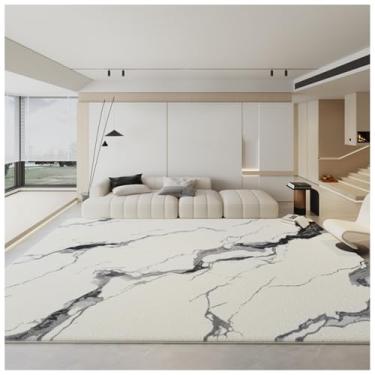 Imagem de SPXMQSS Tapetes de chão para sala de estar, tapete grande antiderrapante para quarto, tapete lavável imitação de caxemira resistente ao desgaste, para quarto, sala de jantar, escritório A 200 x 300 cm