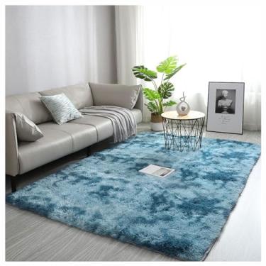 Imagem de SPXMQSS Tapete de área grande, tapete lavável antiderrapante para sala de estar, tamanho grande, macio e peludo, tapete grande, para sala de estar, quarto, dormitório, quarto de crianças