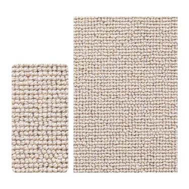 Imagem de SPXMQSS Tapetes de sala de estar, tapetes grandes 100% lã macios e resistentes ao desgaste para quarto, sala de jantar, escritório, quarto infantil, tapete de cabeceira antiderrapante, fácil de limpar