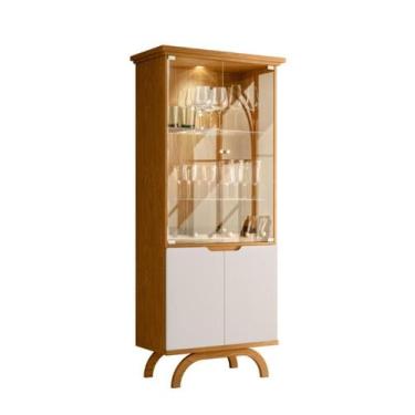 Imagem de Cristaleira Sala Jantar Vicenza Ype/Off White - New Ceval