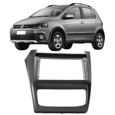 Imagem de Moldura 9 Polegadas Crossfox 2014 à 2018 Grafite Painel Central Multimidia