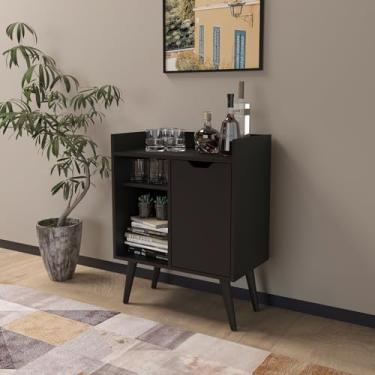 Imagem de Aparador Balcão Mesa para Café/Bar Multifuncional Preto AP2310 Tecnomobili