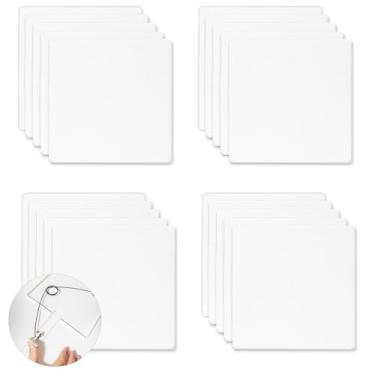 Imagem de Morvat Painel de acesso de mola ajustável, serve para 20 x 20 x 30 cm, para teto e drywall, plástico ABS durável resistente e fácil instalação, placa de cobertura para furo de parede e fiação