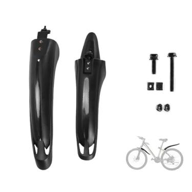Imagem de Para-lamas alargados para bicicletas de 26 a 29 polegadas, compatíveis com MTB e bicicletas elétricas. Para-lamas dianteiros e traseiros universais ajustáveis. Peças para ciclismo.(SF-H)