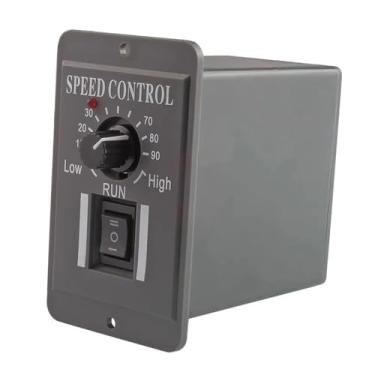 Imagem de Regulador de velocidade do motor 12/24/36/48V CC Controle rotativo negativo CCM2US positivo para acessórios de eletricidade doméstica