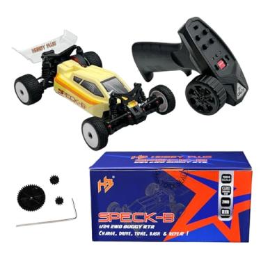 Imagem de HOBBYPLUS Speck B 1/24 2WD Mini RC Car - RTR RC Buggy, Fast Mini Racing Buggy, Brushless Ready with Oil-Filled Shocks – Fun Indoor Remote Control Car Racing Vehicles for Adults (Vintage Creme)