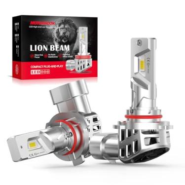 Imagem de Lâmpada de Farol de LED HB3 5000K Branca – Atualização de Farol HB3 9005 com 400% Mais Brilho – Lâmpada de Principal de Compatível com Canbus, Sem Erros – LED 12V 55W (Pacote com 2)