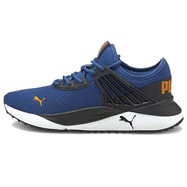 Imagem de PUMA Tênis masculino Pacer Future, Azul/Laranja/Preto, 11.5