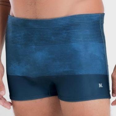 Imagem de Sunga Boxer Estampada Com Listras-Masculino