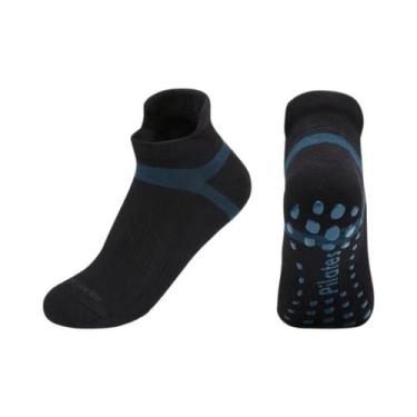 Imagem de Meias De Algodão Antiderrapantes Para Yoga, Pilates, Dança E Ballet Pa