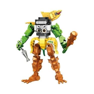 Imagem de Blocos De Montar Para Crianças MOC Bricks Tung Tung Sahur Itália Trala