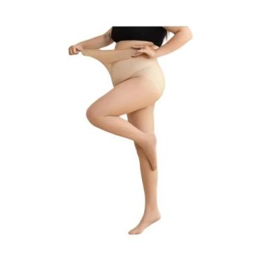 Imagem de Meia Calça De Verão plus Size De Cintura Alta Para Mulheres Até 110 KG