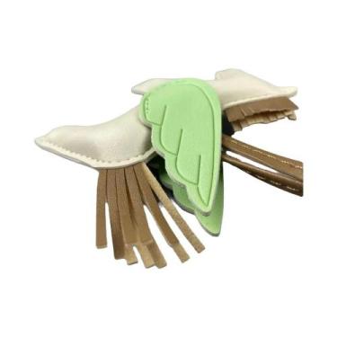 Imagem de Chaveiro De Pônei Adorável Com Asas Em Couro PU Multicolorido Com Caud