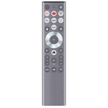 Imagem de ERF6A80 Controle remoto de substituição infravermelho aplicável para Hisense Smart Google TV 75U9N 85U9N 100U88N 85U8N 100U8N 75U7N 85U7N 85U8N 65U8N 75U8N 75U88N 55S7N 65S7N 65U88N 65U88N 65U6N 75U6N