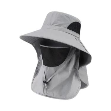 Imagem de Chapéu De Balde Leve Com Proteção UV E Aba Para Pescoço UPF 50 plus Pa