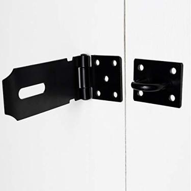 Imagem de Generic Trava de Ferrolho de Fechadura de Porta de Alta Segurança Em Aço Inoxidável para Portas de Armário de Janela, Ferrolho de Fechadura Anti-ladrão de 5,4" para Portas de Sala de Estar,