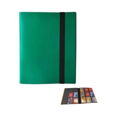 Imagem de Fichário Para Cartões De Esportes Com Múltiplos Bolsos, Capa Durável E