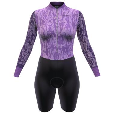 Imagem de Macaquinho Ciclismo Feminino Marcio May Moove Manga Longa Shape