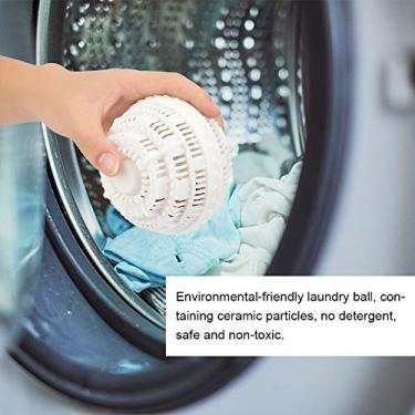 Imagem de Limpeza de Roupa Ecológica para Casa Máquina Lavar com Partículas Cerâmicas Sem Detergente Não Remoção Manchas Eliminação Patógenos Prevenção Pele Cla