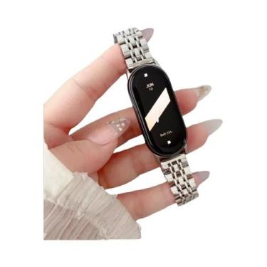 Imagem de Pulseira De Metal Unissex Para Xiaomi Mi Band 8 9 10 Com Ferramenta De