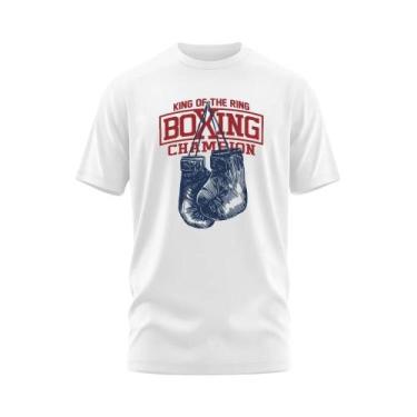 Imagem de Camiseta Vintage King of the Ring Boxing Champion Para Homens E Mulher