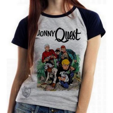 Imagem de Camiseta Baby Look  Blusa Feminina Jonny Quest selva - Empório Dutra, 