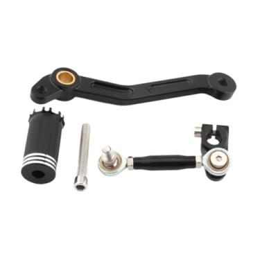 Imagem de oshhni Kit de alavancas de câmbio, pedal de freio e pedal de apoio para os pés, prático e fácil de instalar, para motocicleta 1200, Preto