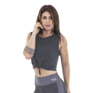 Imagem de Blusa cropped everlast flores - feminino, G