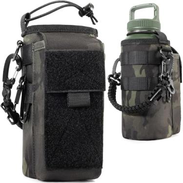 Imagem de OneTigris Bolsa tática Molle para suporte térmico de garrafa de água de 947 ml