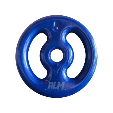 Imagem de Anilha Emborrachada - Azul - 5 Kg-Unissex