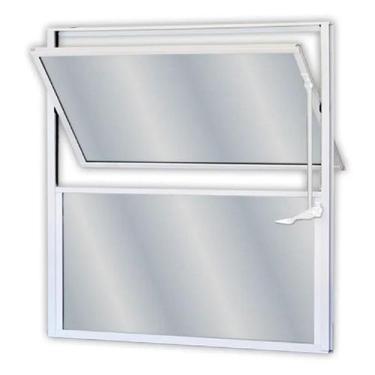 Imagem de Janela Basculante Aluminio BRANCO 40x40 cm Linha premium - Aluminio na
